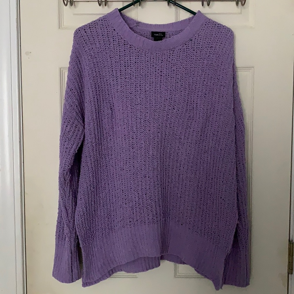 Purple sweater from Rue21, size small
